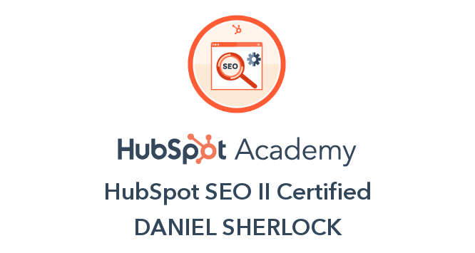 HubSpot SEO Certification Badge