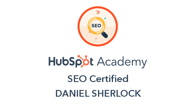 HubSpot SEO Certification Badge