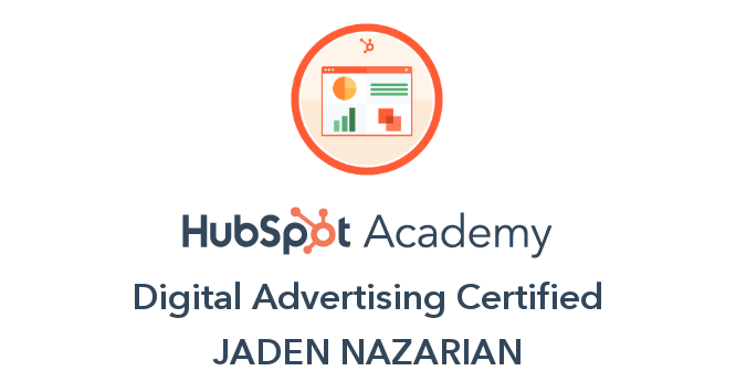 HubSpot Digital Advertising Badge