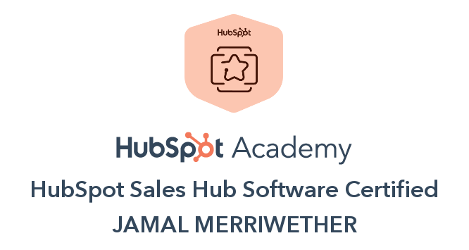 HubSpot Sales Hub Software Certified badge