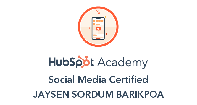 HubSpot Social Media Badge