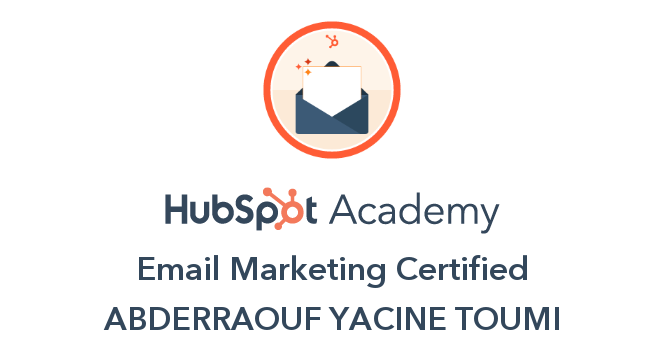 HubSpot Email Marketing Badge