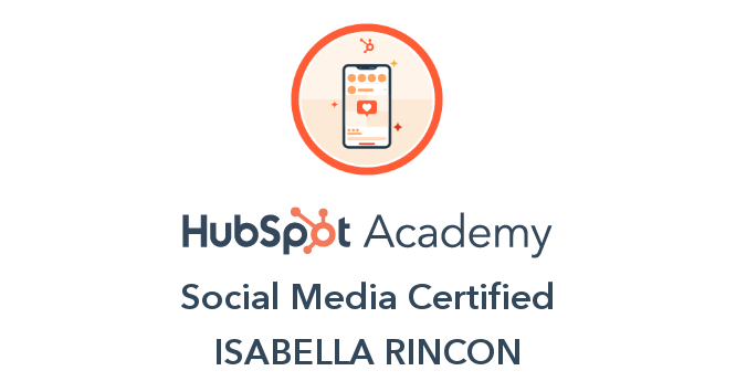 HubSpot Social Media Marketing Badge