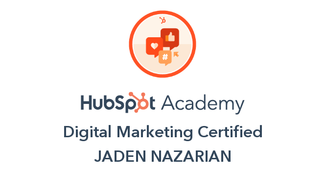 HubSpot Digital Marketing Badge