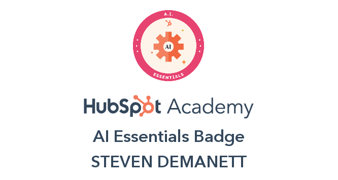 Hubspot AI Essential for Partners Certification Badge