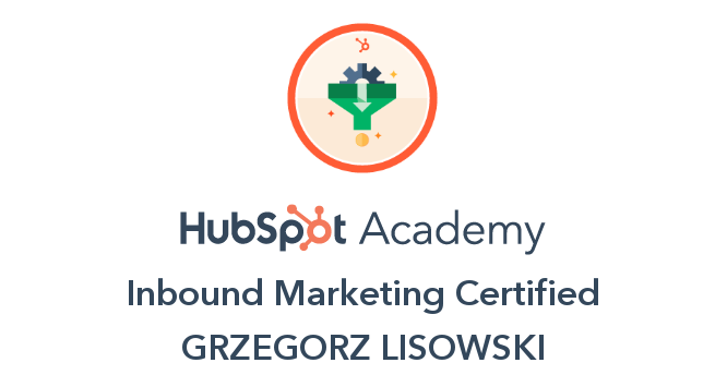 HubSpot Academy - Inbound Marketing Certified