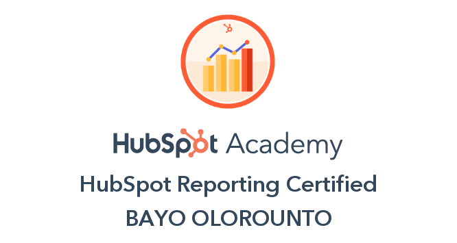 HubSpot Reporting Certified