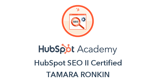 SEO II Certified