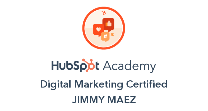 HubSpot Academy Digital Marketing Certification Badge