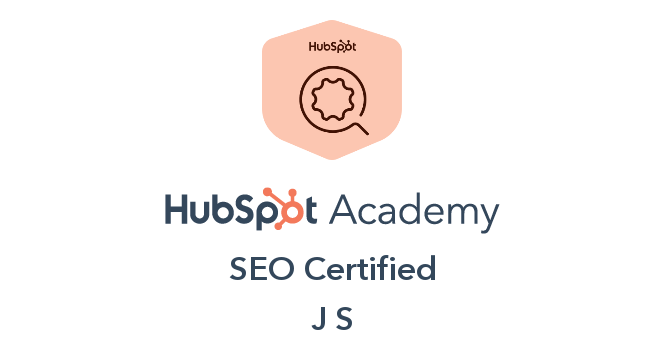 HubSpot Academy SEO Certified