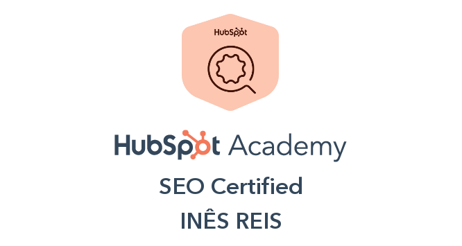 HubSpot Academy SEO Certified