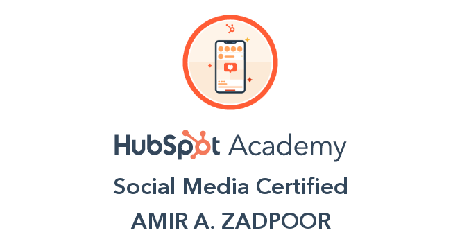 Social Media Marketing certification badge