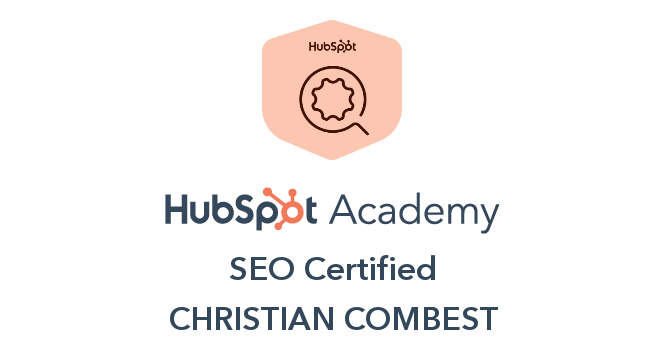 HubSpot SEO Certified — Christian Combest