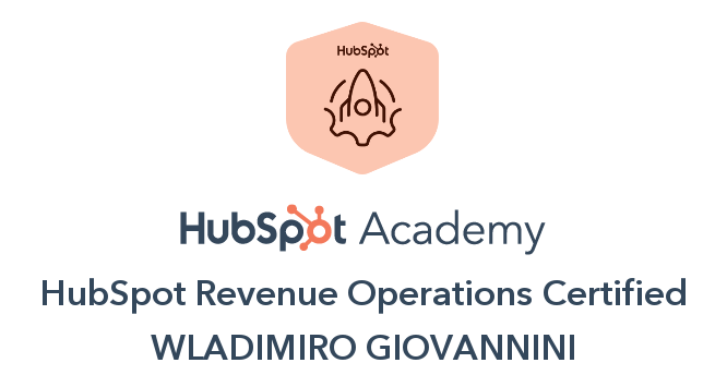 HubSpot Revenue Operations Certified badge