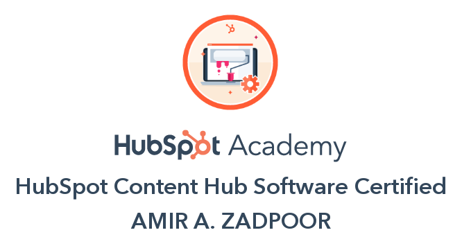 Content Hub for Marketers certification badge