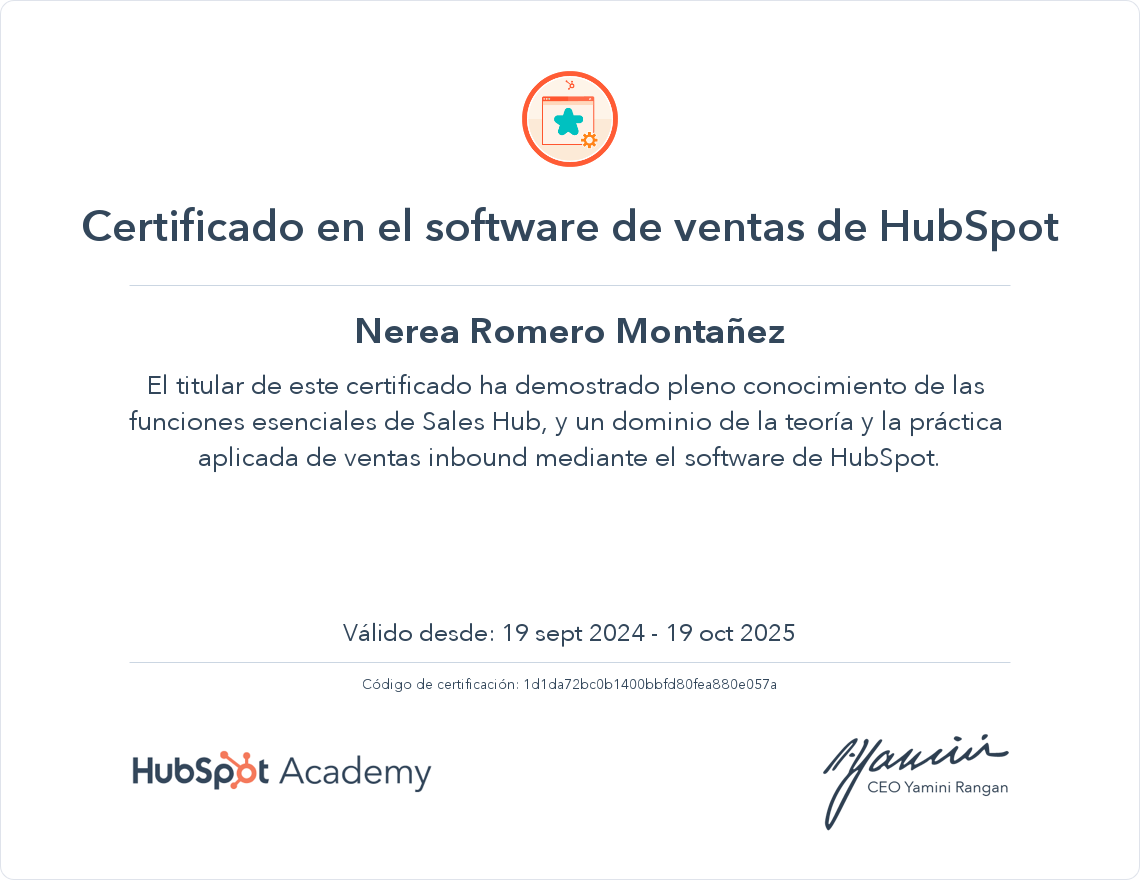 Tu certificado