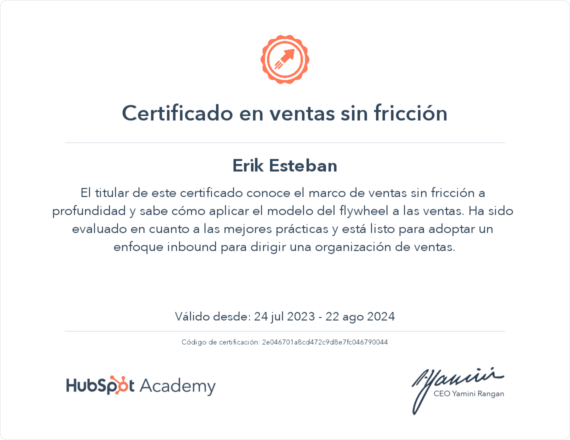 Tu certificado