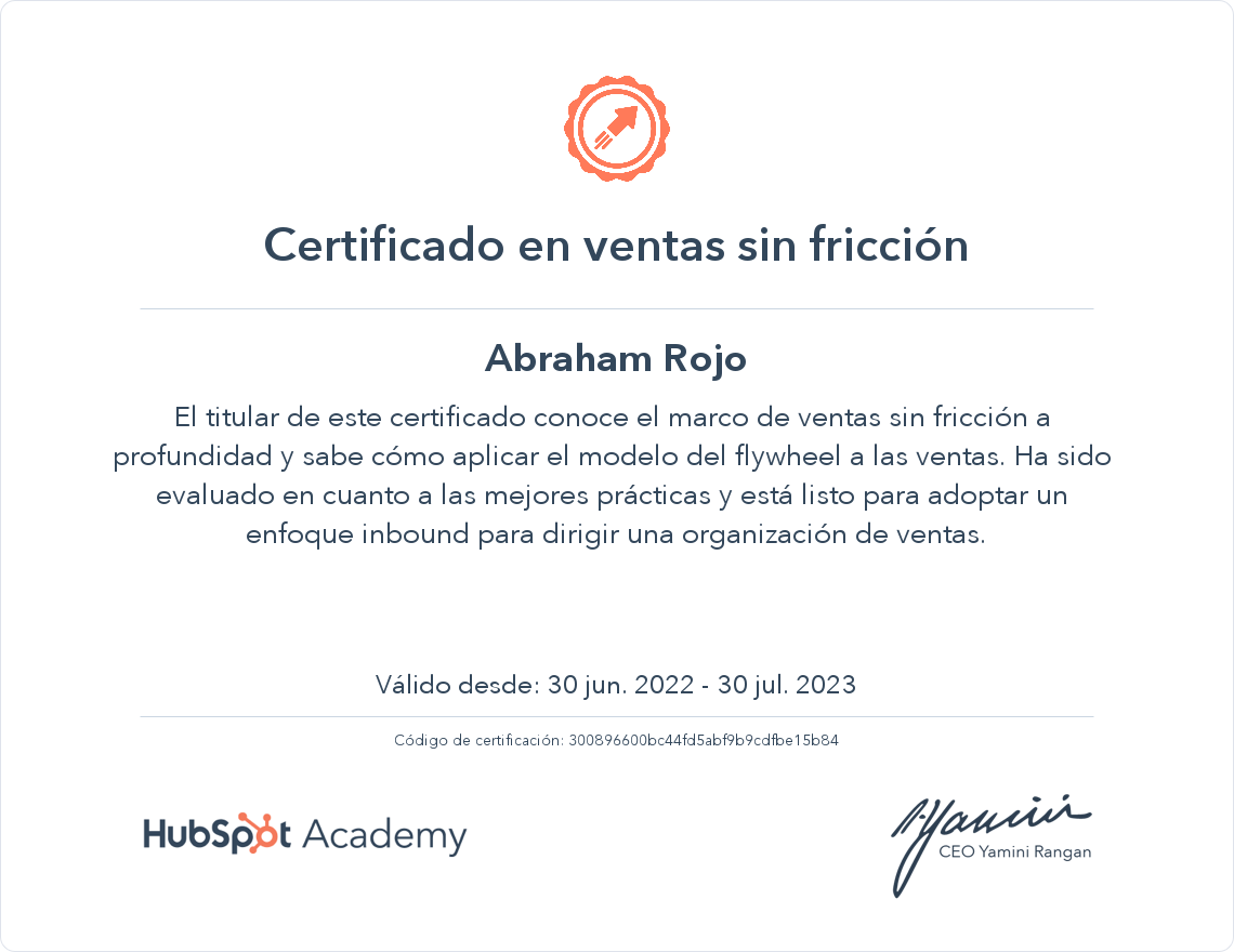 Tu certificado